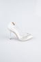 White Patent Leather Evening Shoe AB1150
