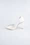 White Patent Leather Evening Shoe AB1150