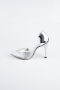 Silver Patent Leather Evening Shoe AB1150