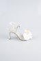 White Satin Evening Shoe AB1151