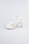 White Satin Evening Shoe AB1151