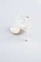 White Satin Evening Shoe AB1151