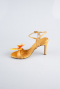 Yellow Satin Evening Shoe AB1151