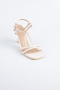 Beige Leather Evening Shoe AB1153