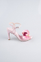 Powder Color Suede Evening Shoe ABN1151