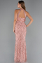 Long Powder Color Evening Dress ABU5213