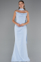 Long Light Blue Prom Gown ABU5216