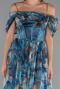 Oil Green Long Evening Dress ABU5133