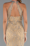 Long Gold Evening Dress ABU5213
