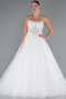 Long White Wedding Dress ABG153