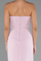 Long Powder Color Evening Gown ABU5235