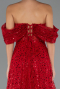 Red Long Evening Dress ABU5226