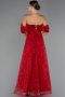 Red Long Evening Dress ABU5226
