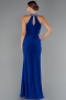 Long Sax Blue Evening Dress ABU5258