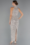 Long Beige Evening Dress ABK2474