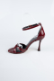 Burgundy Patent Leather Evening Shoe ABR1156
