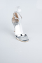 Silver Patent Leather Evening Shoe ABR1157