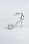 Silver Patent Leather Evening Shoe ABR1157