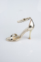 Gold Patent Leather Evening Shoe ABR1158