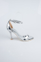 Silver Patent Leather Evening Shoe ABR1158