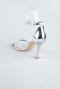 Silver Patent Leather Evening Shoe ABR1158