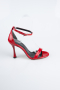 Red Patent Leather Evening Shoe ABR1158