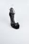 Black Satin Evening Shoe ABS1155