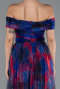 Long Navy Blue Evening Dress ABU5262