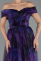 Long Purple Evening Dress ABU5262