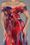 Long Orange Evening Dress ABU5262