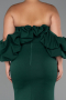 Emerald Green Long Plus Size Evening Dress ABU4990