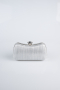 Silver Laser Cut Night Bag SH855