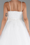 Long White Evening Dress ABU5279