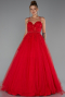 Long Red Evening Dress ABU5279