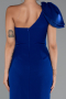 Sax Blue Midi Cocktail Dress ABK2249