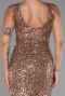 Long Copper Evening Dress ABU5281