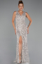 Long Beige Evening Dress ABU5281