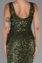 Long Olive Drab Evening Dress ABU5281