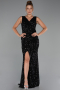 Long Black Evening Dress ABU5281