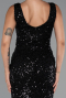 Long Black Evening Dress ABU5281