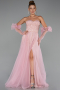 Long Powder Color Evening Dress ABU5291