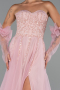 Long Powder Color Evening Dress ABU5291