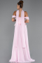 Long Powder Color Chiffon Evening Dress ABU5327