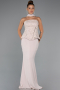 Long Beige Evening Dress ABU5320
