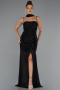 Short Black Beaded Evening Dress ABK2443