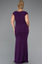 Long Purple Formal Plus Size Dress ABU5317