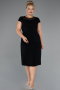 Midi Black Plus Size Cocktail Dress ABK2445