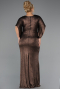 Copper Long Plus Size Evening Dress ABU3280