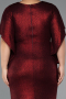 Long Burgundy Plus Size Evening Dress ABU3280