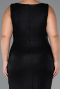 Long Black Plus Size Evening Dress ABU5231